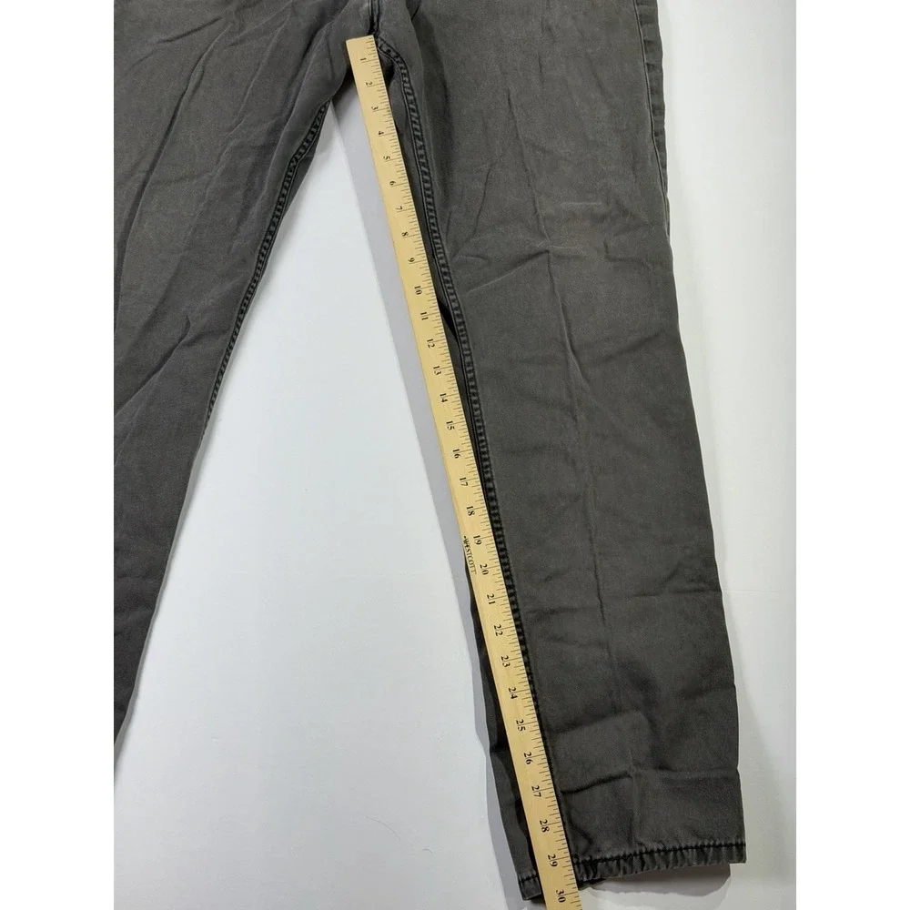 Levi's 511 Slim Fit Jeans Mens W36 L32 Gray Washed Denim Stretch
